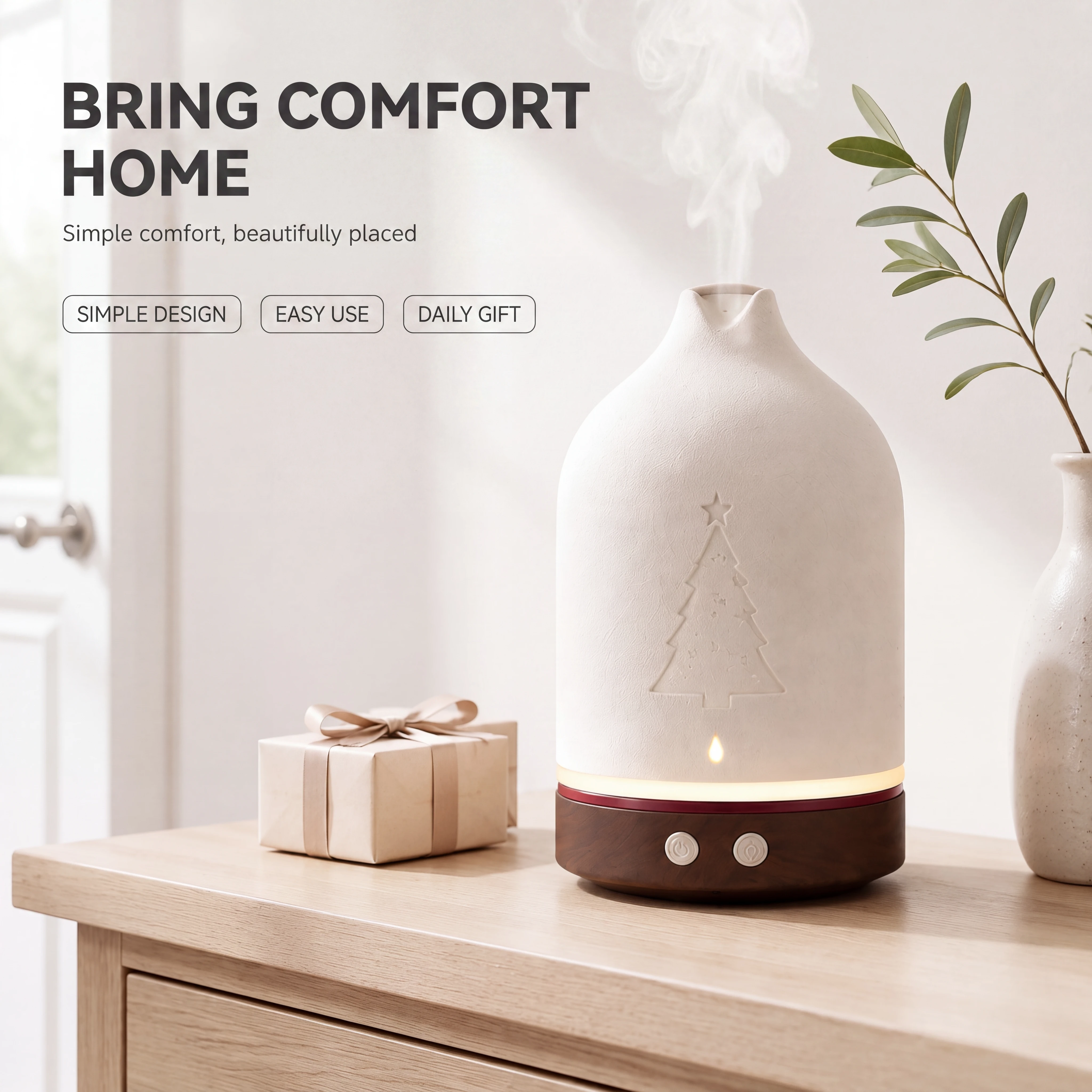 Ceramic Christmas Tree Aroma Diffuser - image 4