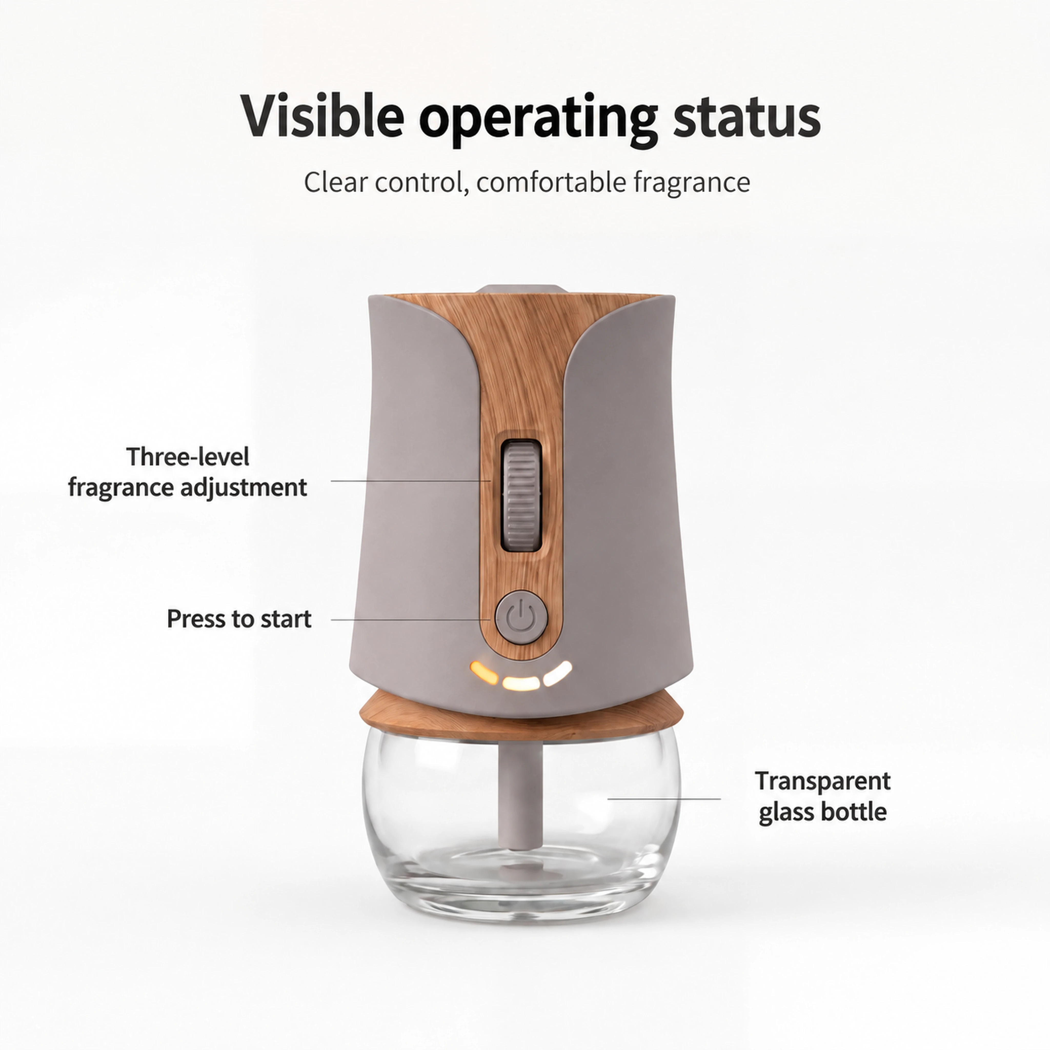 Wood Grain Plug-In Scent Diffuser - image 1