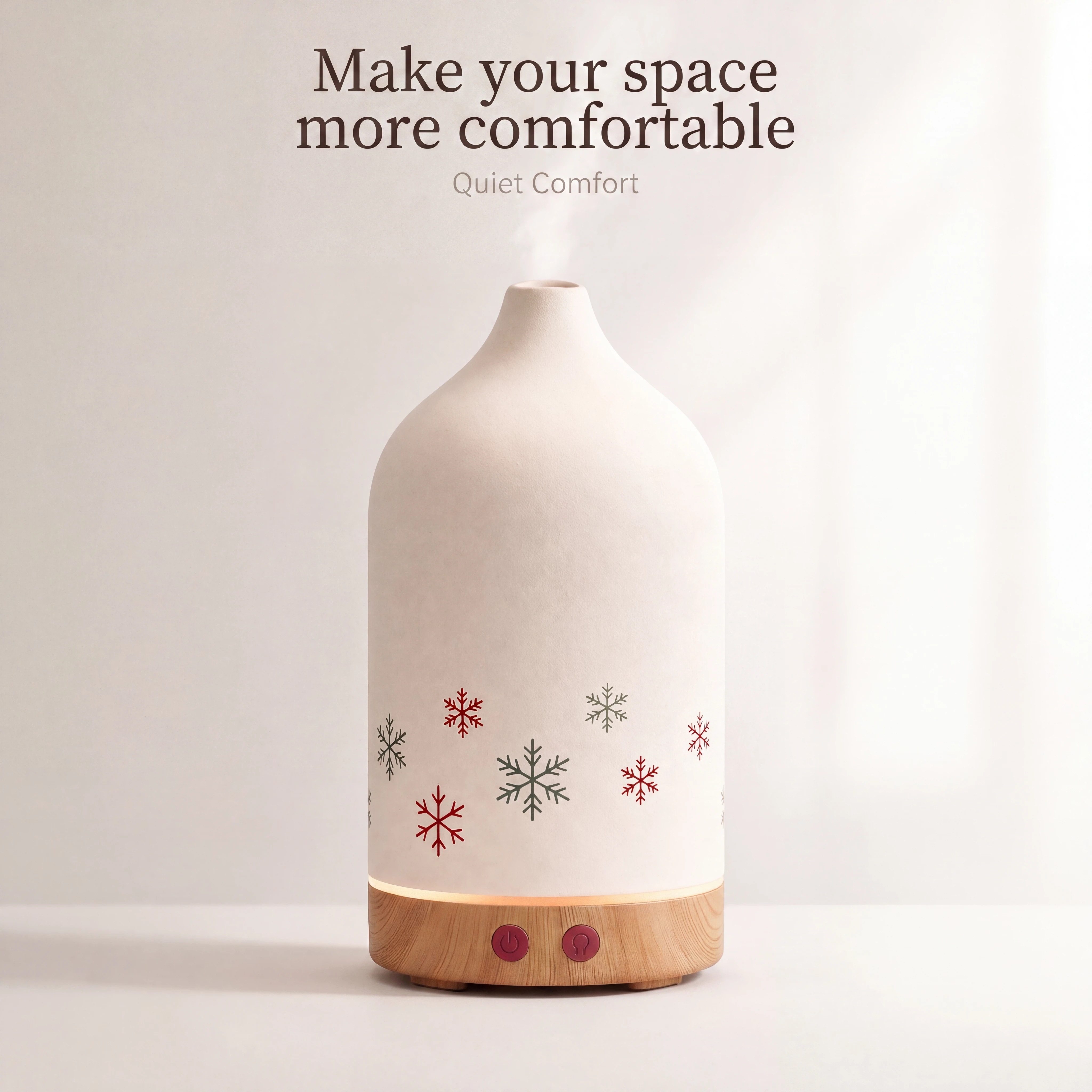 Ceramic Snowflake Aroma Diffuser - image 1