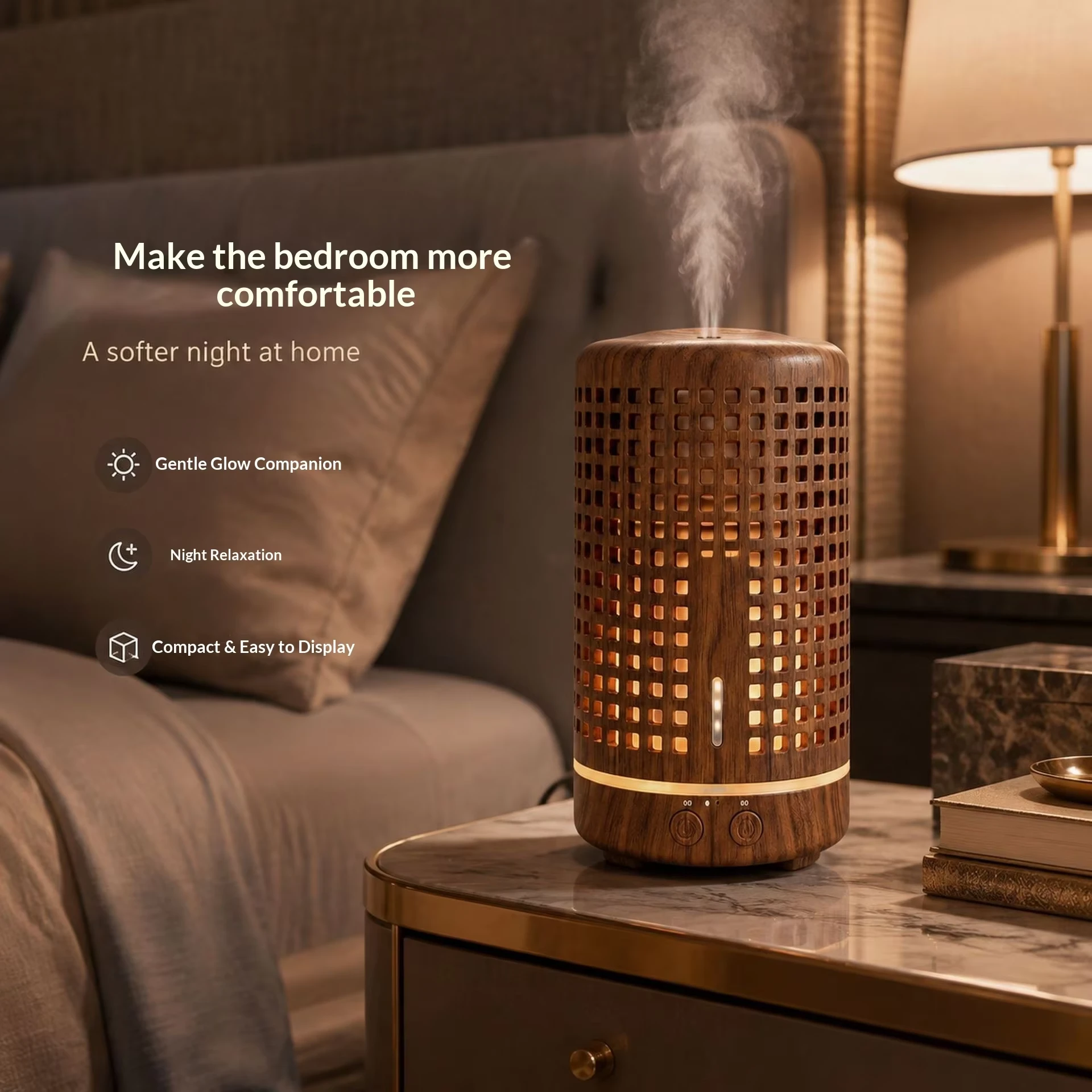 Hollow Wood Grain Aroma Diffuser - image 3