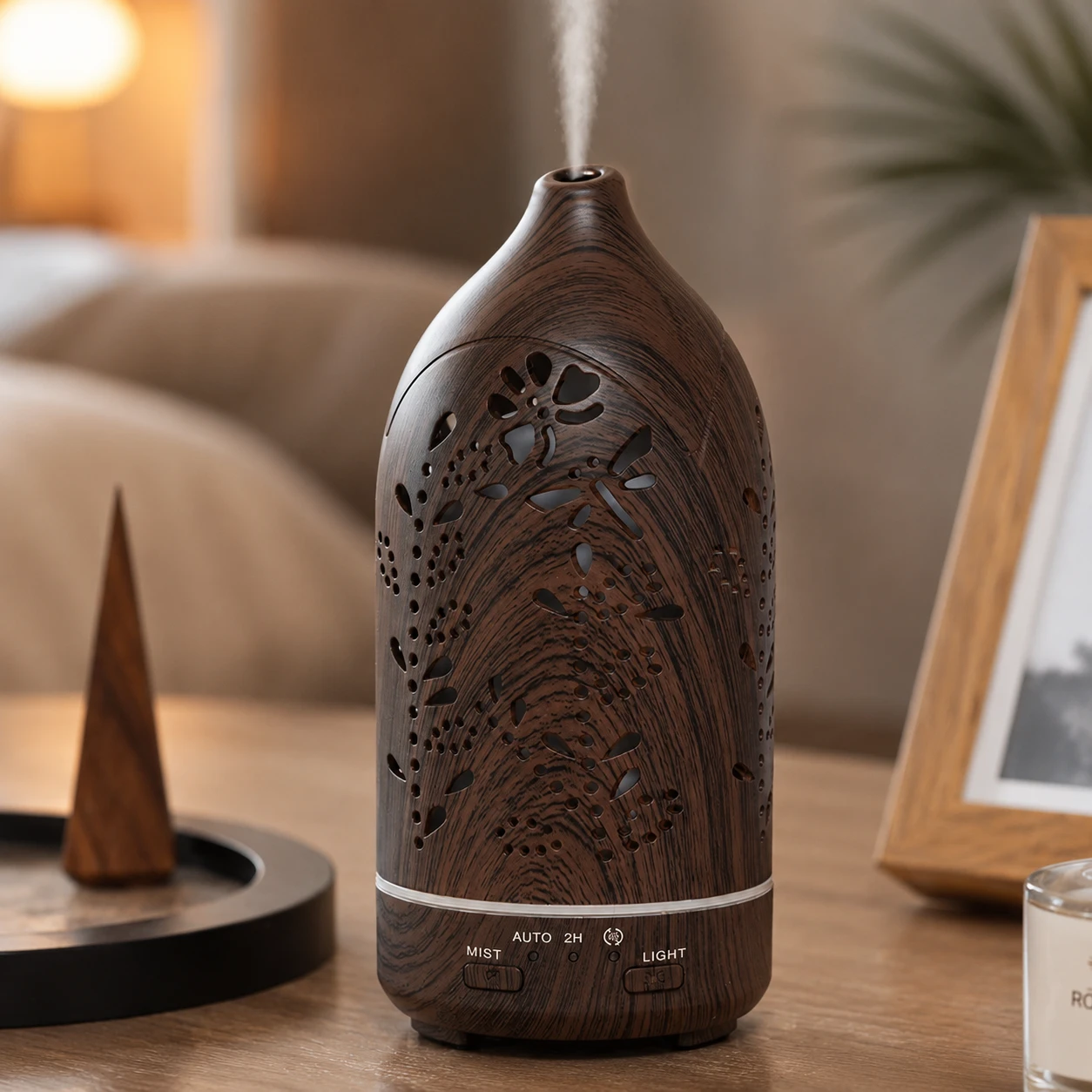 Rotating Wood Grain Aroma Diffuser - image 4
