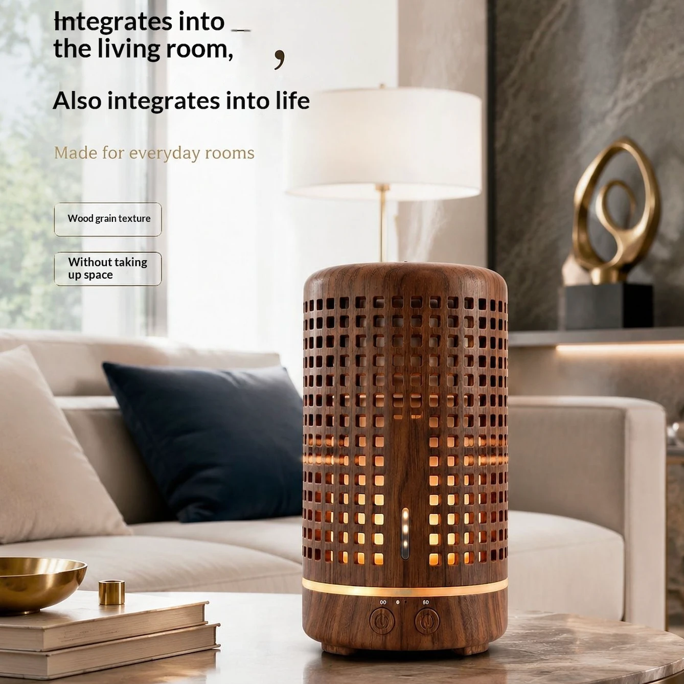 Hollow Wood Grain Aroma Diffuser - image 4
