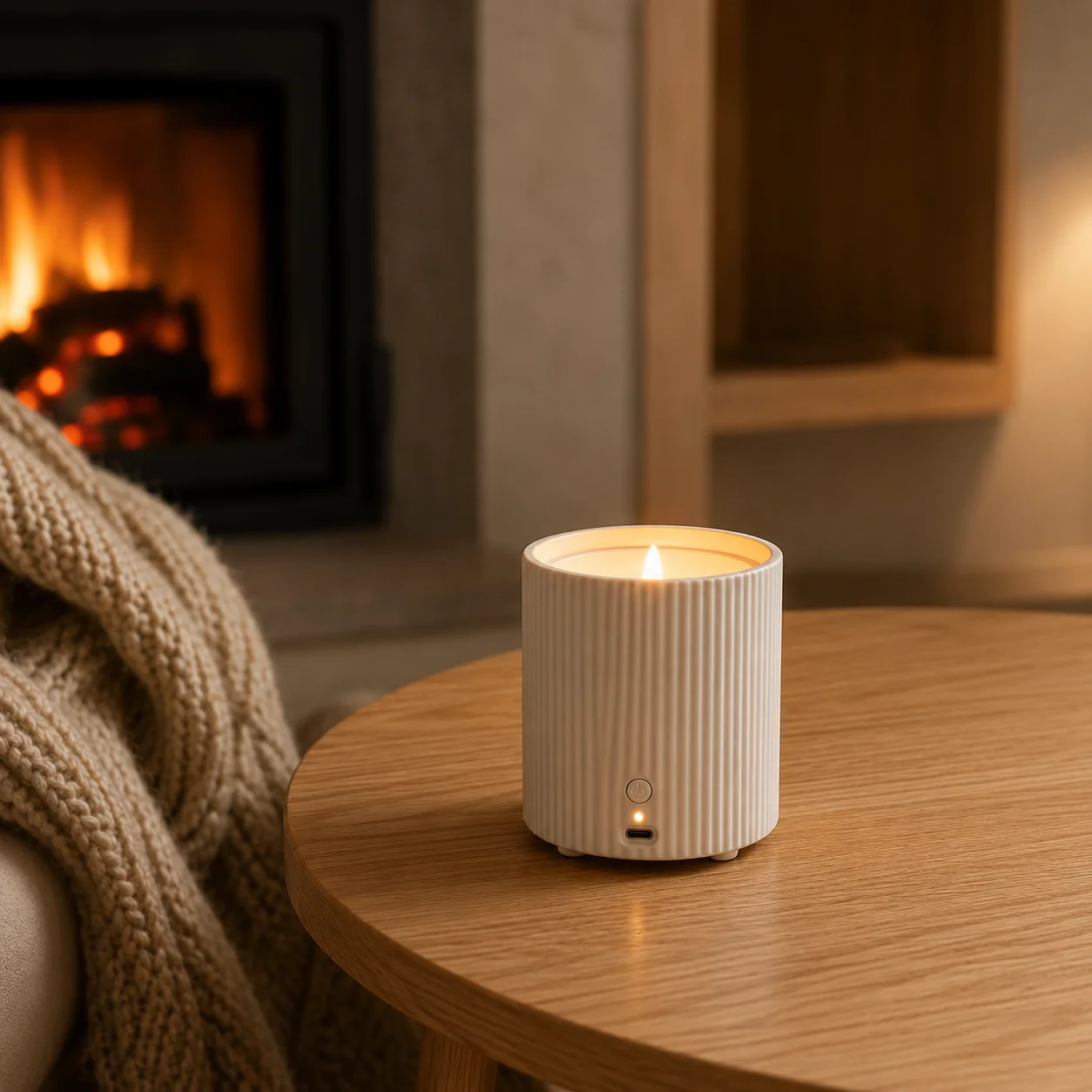 Candle Glow Aroma Diffuser - image 1