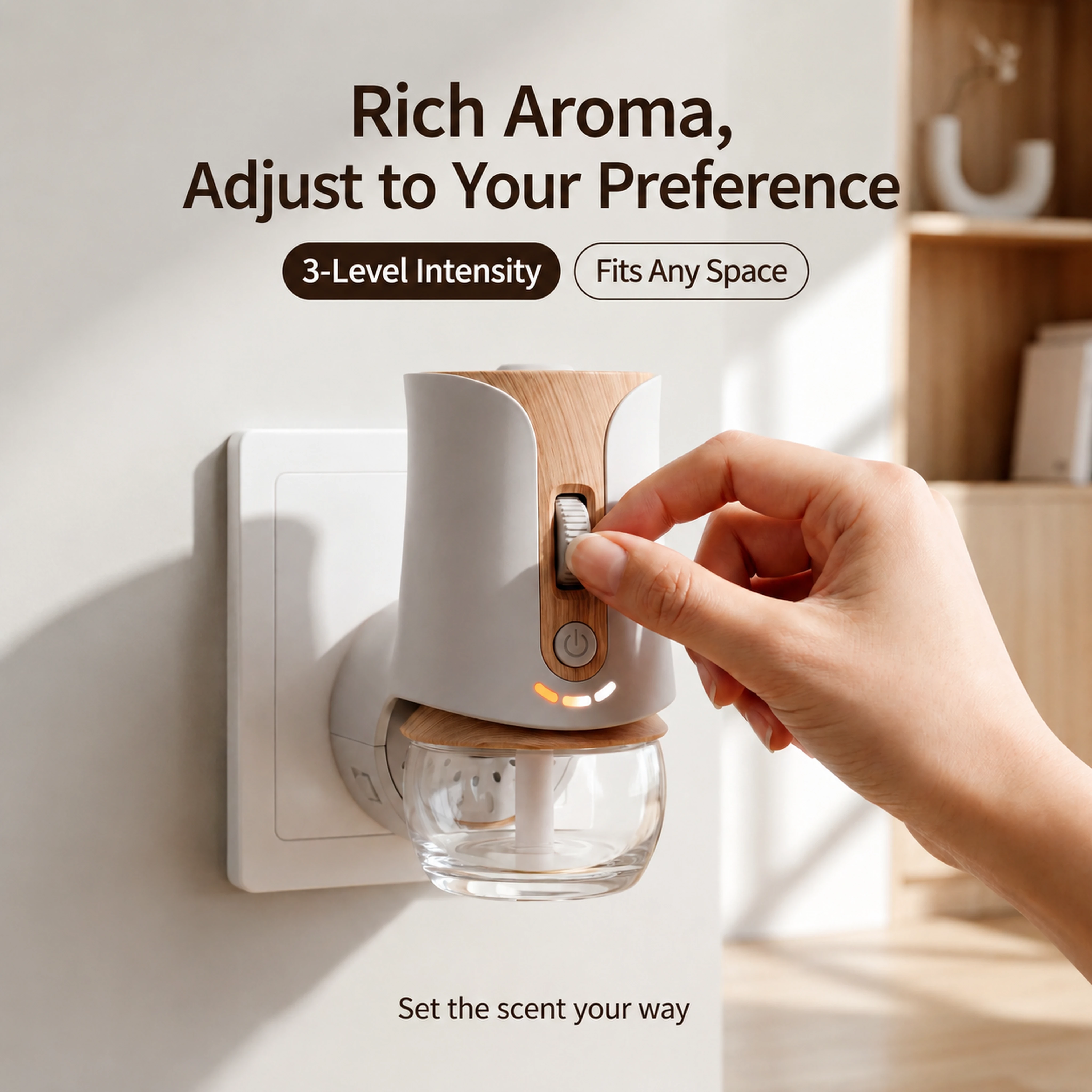Wood Grain Plug-In Scent Diffuser - image 2