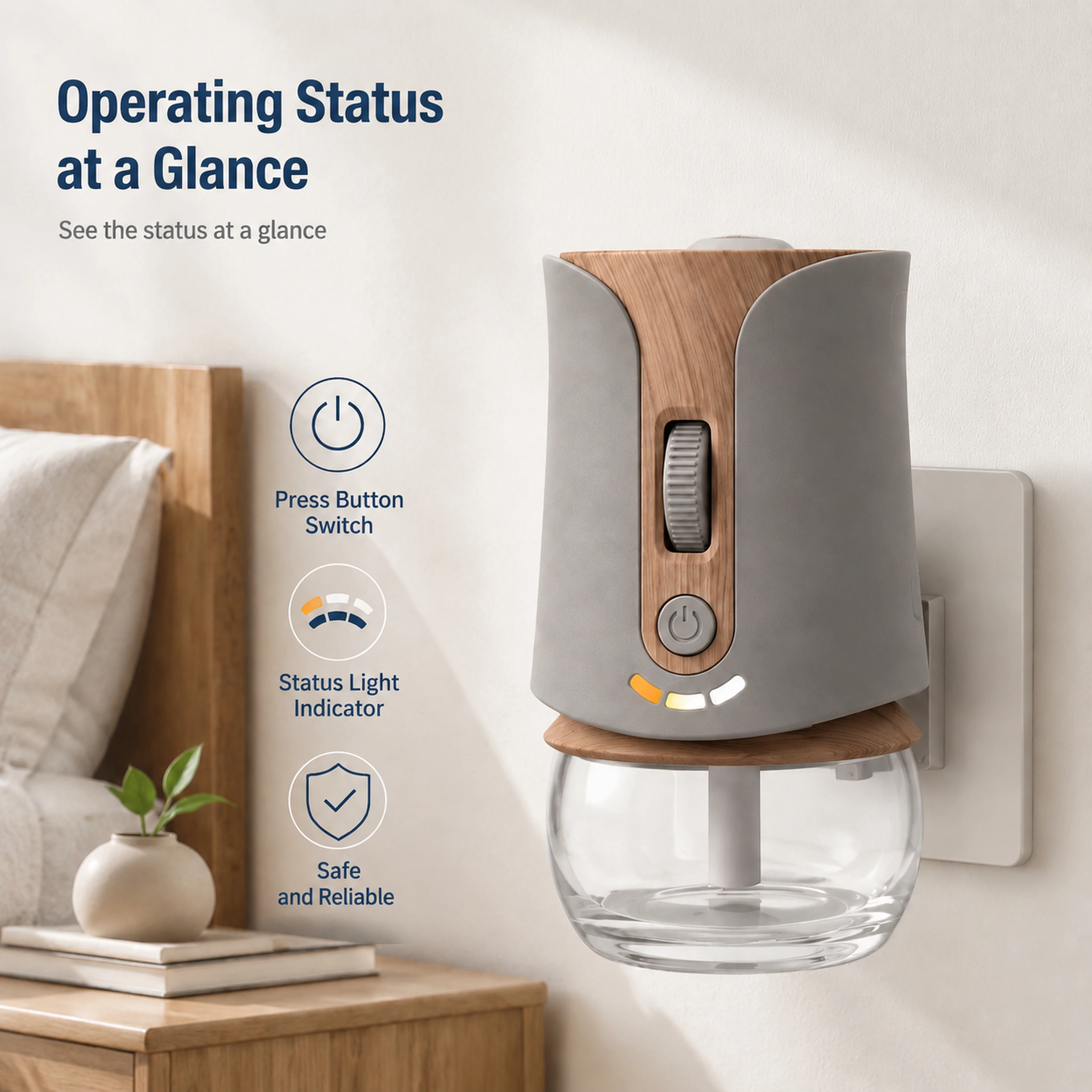Wood Grain Plug-In Scent Diffuser - image 4