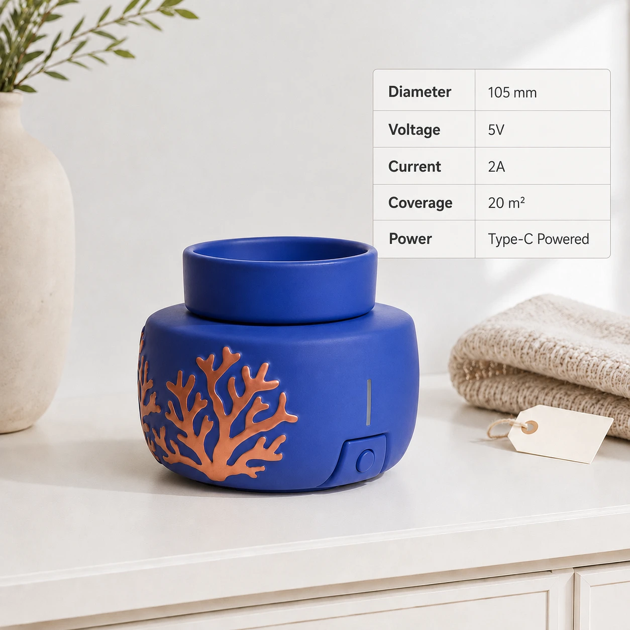 Coral Reef Ceramic Wax Warmer - image 4