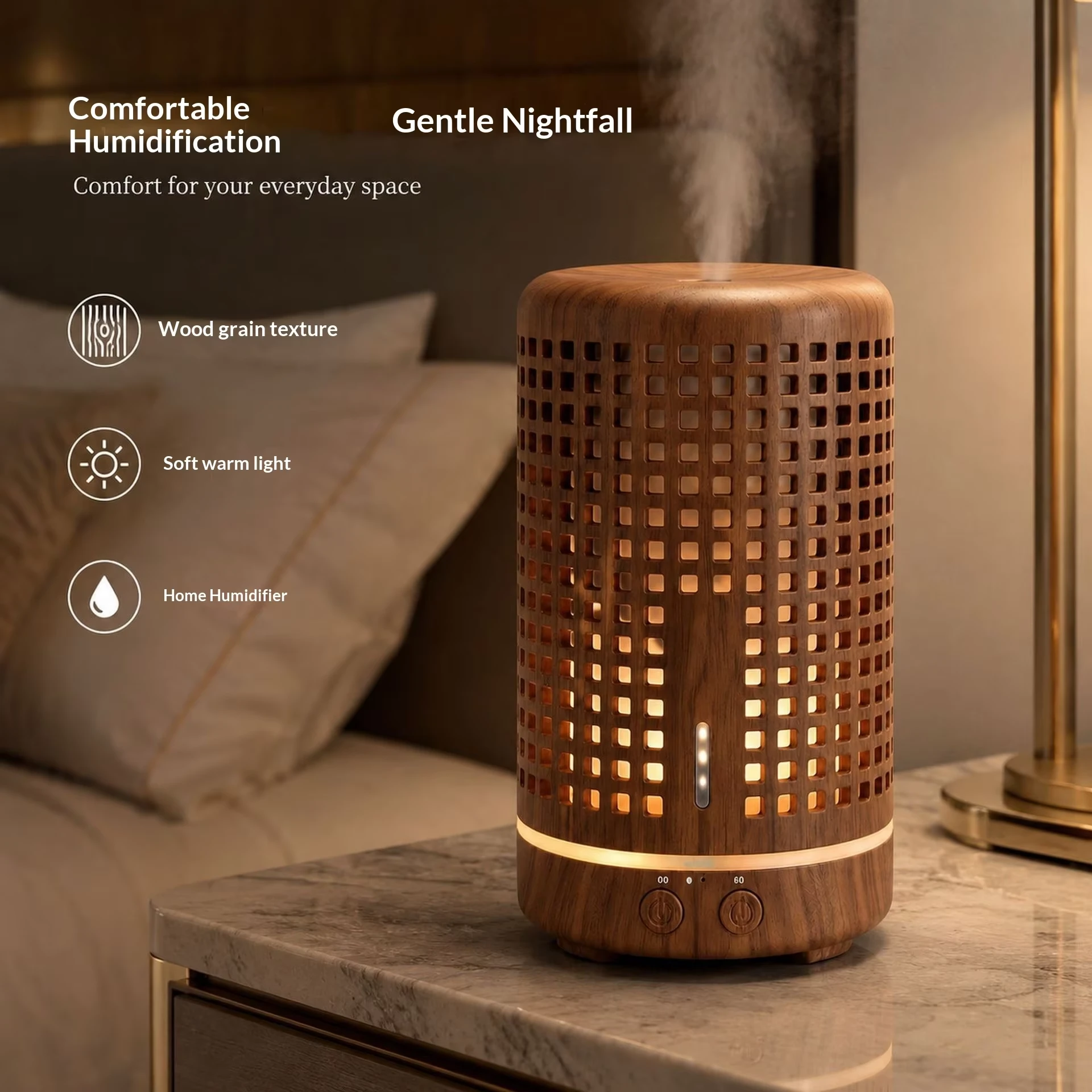 Hollow Wood Grain Aroma Diffuser - image 1