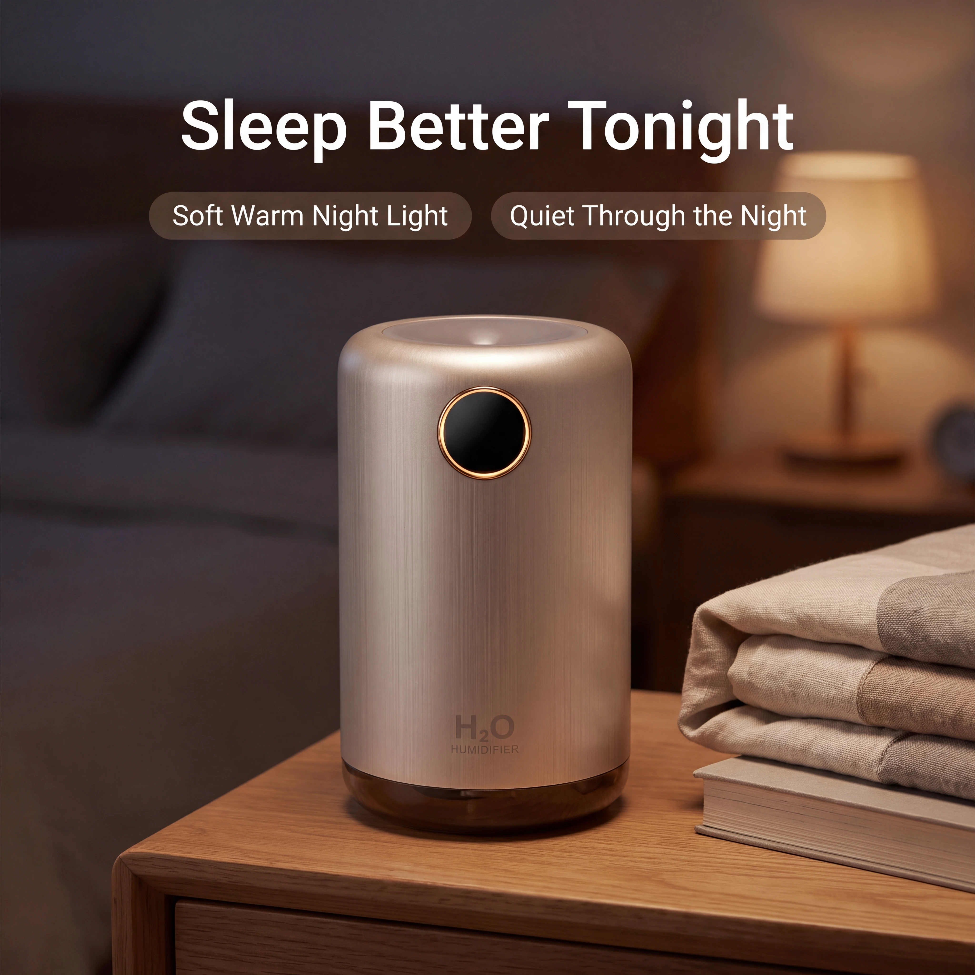 Nordic Minimalist Metel Aroma Humidifier - image 1