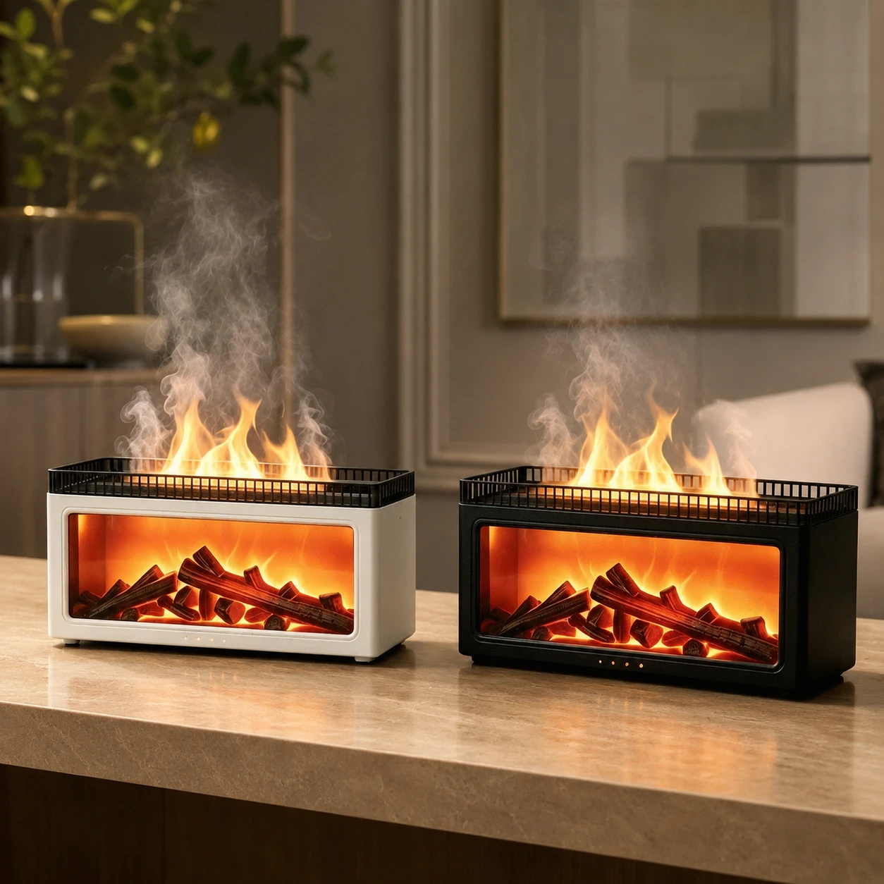Fireplace-Inspired Aroma Diffuser