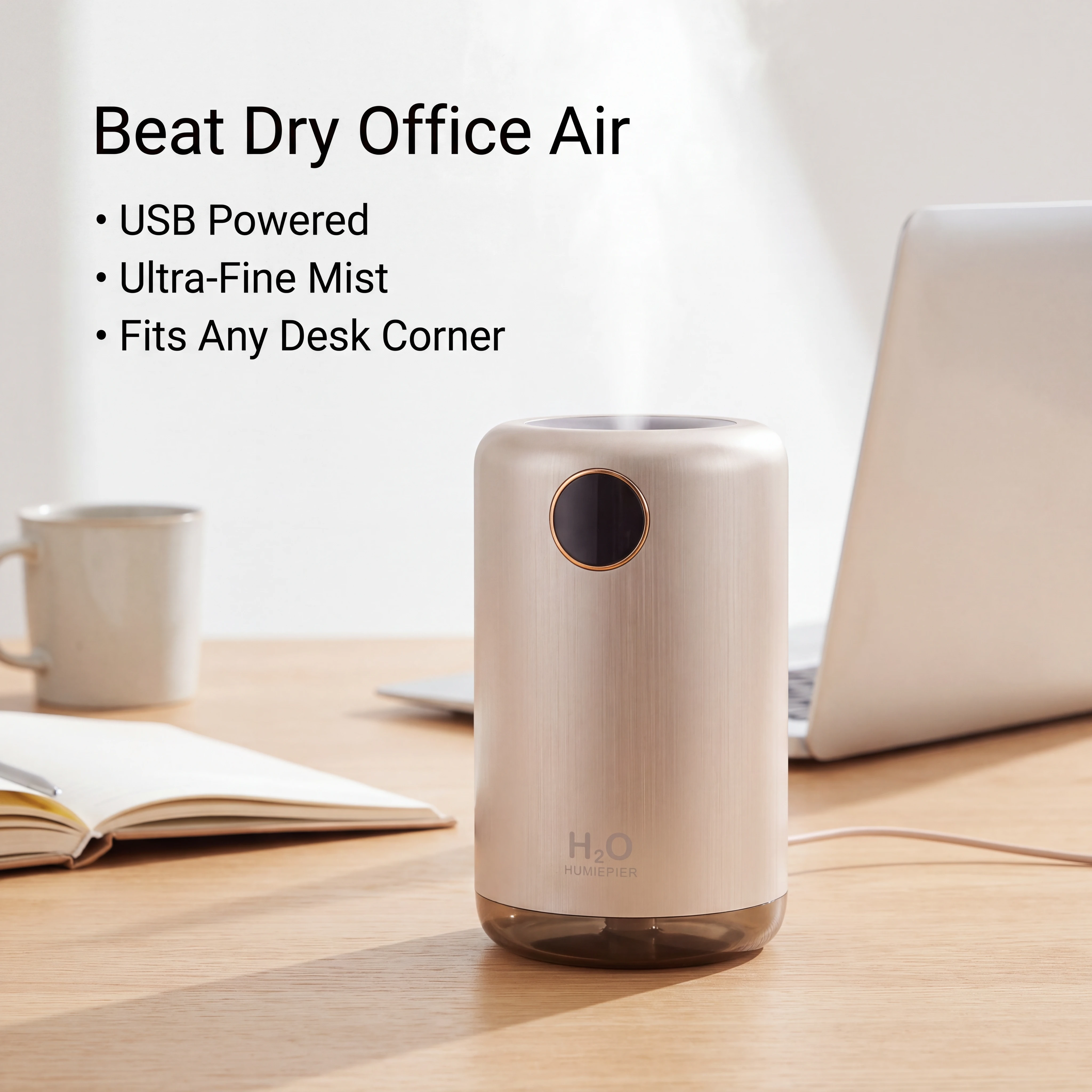 Nordic Minimalist Metel Aroma Humidifier - image 3