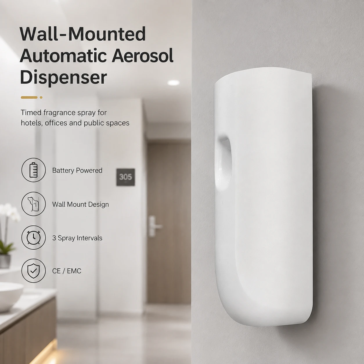Wall-Mounted Automatic Scent Diffuser - image 1