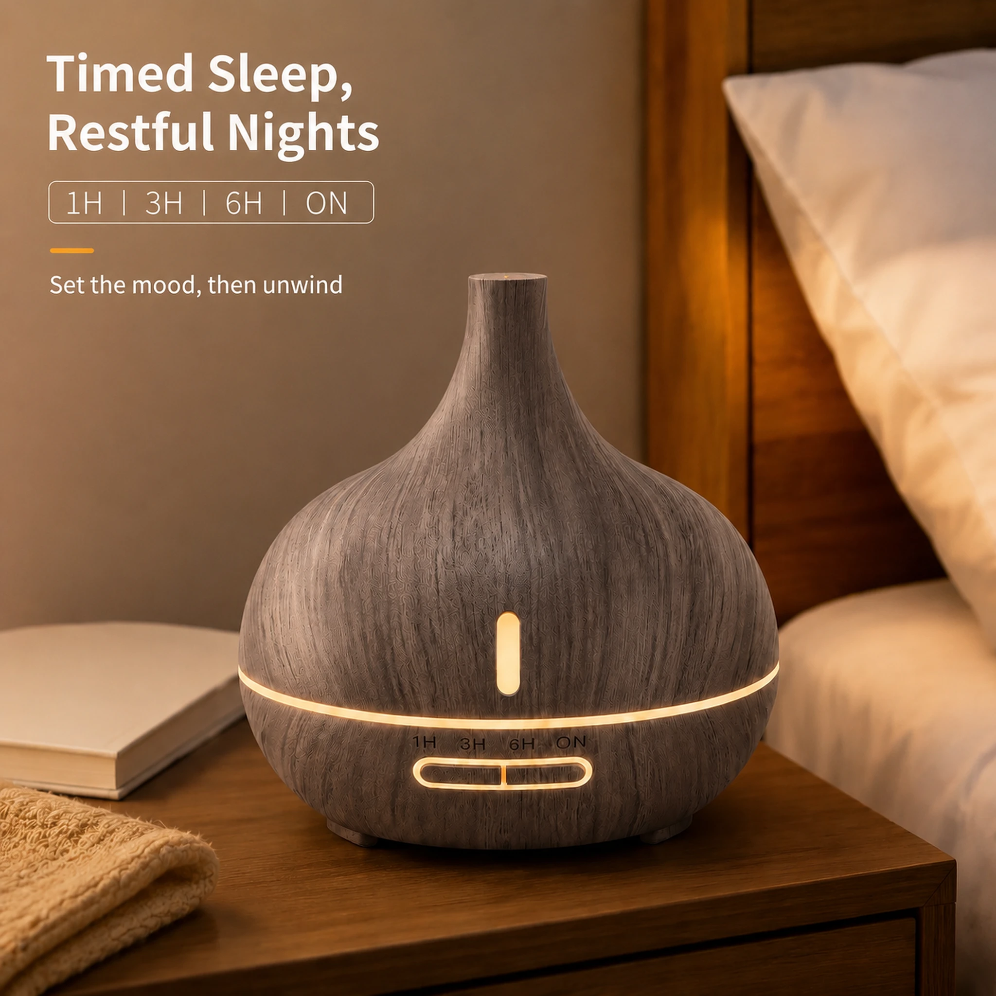 Wood Grain Vase Aroma Diffuser - image 1